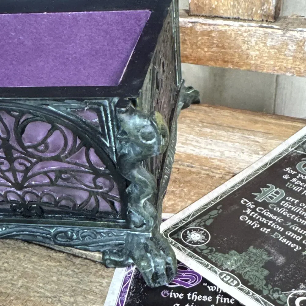 Disney Parks The Haunted Mansion Madame Leota Musical Treasure Jewelry Box New